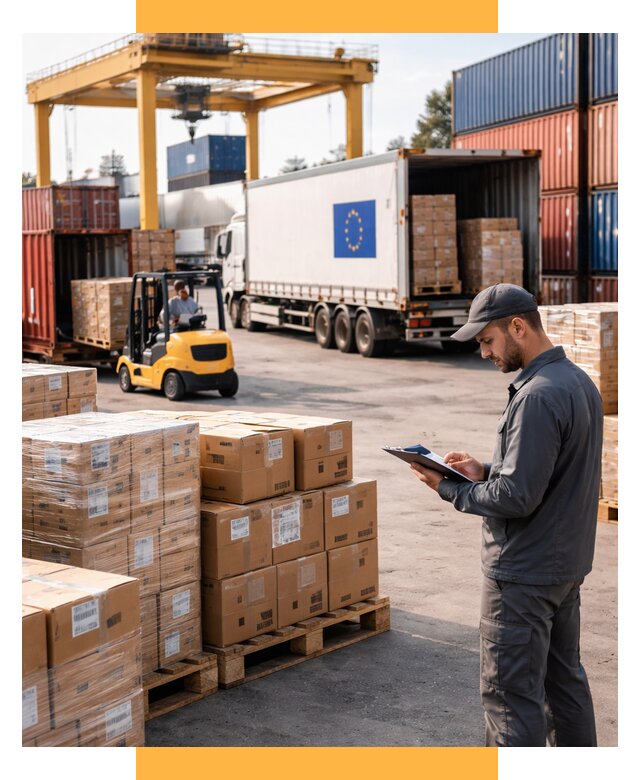 Доставка грузов из Европы от 12352 р., логистика СетСервис-Прв