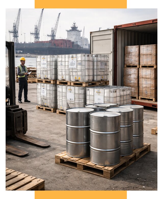 Доставка химического сырья из Индии от 257325 р. | СетСервис-Прв