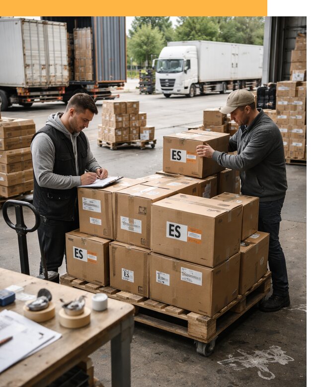 Доставка грузов в Испанию автотранспортом от 36026 руб