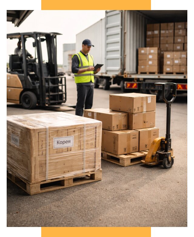 Доставка грузов в Корею из России от 36026 р. | СетСервис-Прв