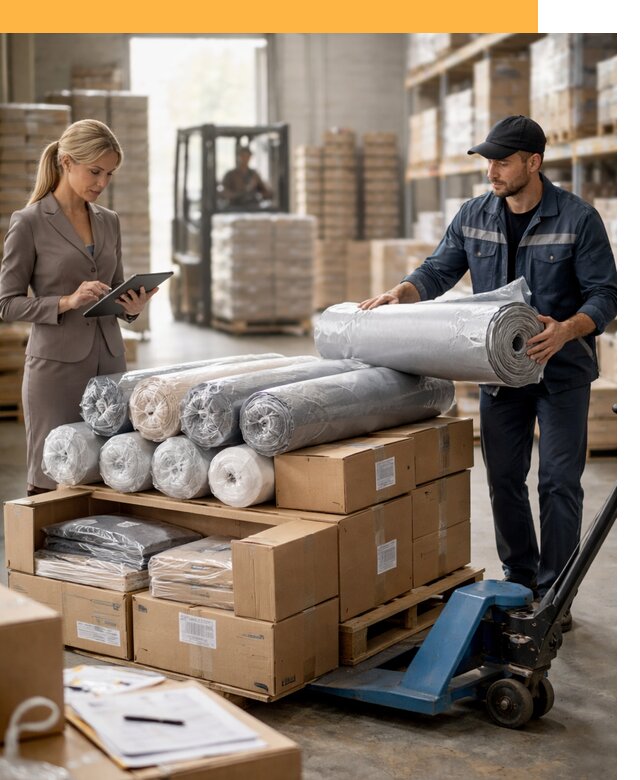 Перевозка текстиля по миру от 15440 руб. с таможней и страхованием