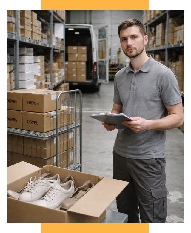 Доставка обуви из Китая и Турции от 4632 р. СетСервис-Прв