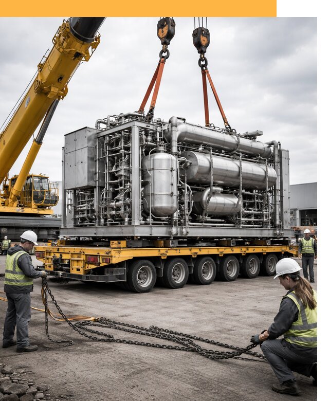 Перевозка тяжеловесных грузов по миру от 154395 руб